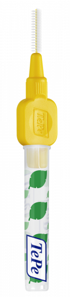 TePe Original szczoteczki międzyzębowe z bioplastiku 0,7 mm, żółte,  25 szt.